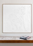 The Mia Kabartma Kanvas Tablo 100x100 cm TBL0078
