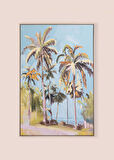The Mia Palm Kanvas Tablo 80x120 cm TBL0086