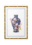 The Mia Blue Blanc Tablo 64x90x4 cm TBL0093