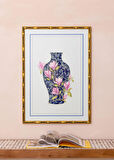 The Mia Blue Blanc Tablo 64x90x4 cm TBL0093