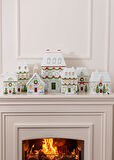 The Mia Dekoratif Led Işıklı Yılbaşı Evi 13x11x22 cm