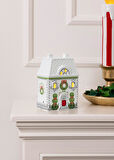 The Mia Dekoratif Led Işıklı Yılbaşı Evi 10x7x15 cm