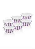 The Mia Joy Çorba Kasesi 6lı Set Mor 14 cm