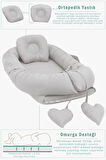Babynest Ortopedik Bebek Yatağı, Anne Yanı Bebek Yatağı, Ergonomik Tasarım, Morremix Serisi