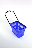 Tekerlekli Market Sepeti (Tekerlekli Alışveriş Sepeti) 54 L Mavi