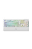 Pusat Rapid Ultra Monster Tactile Red Switch 80M Tıklama Kablolu Mekanik RGB Oyuncu Klavyesi-Beyaz