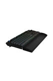 Pusat Rapid Ultra Monster Tactile Red Switch 80M Tıklama Kablolu Mekanik RGB Oyuncu Klavyesi-Siyah