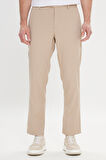 Comfort Fit Rahat Kesim Yan Cepli Desenli Beli Lastikli Pantolon