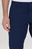 Slim Fit Dar Kesim Pamuklu Armürlü Esnek 5 Cep Pantolon