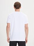 Altınyıldız Classics Beyaz Erkek T-Shirt 4A4824200011