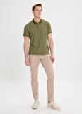 Altınyıldız Classics Haki Erkek Polo T-Shirt 4A4824200030