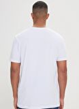 Altınyıldız Classics Beyaz Erkek T-Shirt 4A4824200037