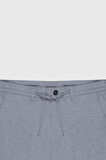 Slim Fit Dar Kesim Yan Cepli Gofre Desenli Şort