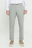 Comfort Fit Rahat Kesim Yan Cepli Desenli Beli Lastikli Pantolon