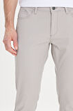 Slim Fit Dar Kesim 5 Cep Armürlü Esnek Pantolon