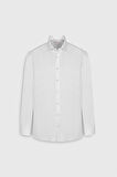 Slim Fit Dar Kesim Klasik Yaka Scuba Gömlek