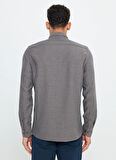 Altınyıldız Classics Slim Fit Düğmeli Yaka Kahve Erkek Gömlek ACE202510303_GÖMLEK PAR DY
