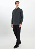 Altınyıldız Classics Slim Fit Düğmeli Yaka Antrasit Erkek Gömlek ACE202510303_GÖMLEK PAR DY