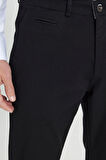 Comfort Fit Rahat Kesim Pamuklu Esnek Armürlü Yan Cep Pantolon