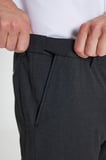 Yünlü Flanel Slim Fit Dar Kesim Beli Gizli Lastikli Yan Cep Klasik Pantolon