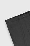 Yünlü Flanel Slim Fit Dar Kesim Beli Gizli Lastikli Yan Cep Klasik Pantolon