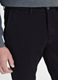 Altınyıldız Classics Normal Bel Comfort Fit Siyah Erkek Pantolon ACE012510181_PANTOLON YAN CEP