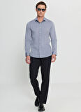 Altınyıldız Classics Slim Fit Düğmeli Yaka Siyah Erkek Gömlek ACE020252040_SYH