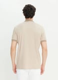 Altınyıldız Classics Jakarlı Bej Erkek Polo T-Shirt ACE091252126_BEJ