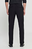 Slim Fit Dar Kesim Beli Lastikli Yan Cep Esnek Casual Pantolon