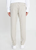 Altınyıldız Classics Bağlamalı Bel Normal Paça Slim Fit Vizon Erkek Pantolon ACE001252272_VIZ