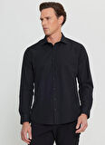 Altınyıldız Classics Regular Fit Klasik Yaka Siyah Erkek Gömlek ACE020252170_SYH