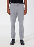 Altınyıldız Classics Bağlamalı Bel Normal Paça Slim Fit Gri Erkek Pantolon ACE001252269_GRI
