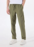 Altınyıldız Classics Bağlamalı Bel Normal Paça Slim Fit Yeşil Erkek Pantolon ACE001252275_YSL