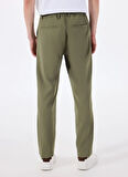 Altınyıldız Classics Bağlamalı Bel Normal Paça Slim Fit Yeşil Erkek Pantolon ACE001252275_YSL
