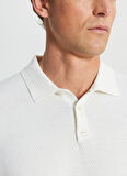 Altınyıldız Classics Polo Yaka Standart Ekru Erkek Kazak ACE072252045_EKR