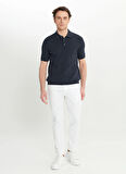 Altınyıldız Classics Polo Yaka Standart Lacivert Erkek Kazak ACE072252045_LAC