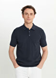 Altınyıldız Classics Polo Yaka Standart Lacivert Erkek Kazak ACE072252045_LAC