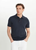Altınyıldız Classics Polo Yaka Standart Lacivert Erkek Kazak ACE072252049_LAC