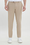 Slim Fit İtalyan Kesim Yan Cepli Esnek Casual Pantolon