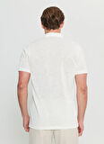 Altınyıldız Classics Polo Yaka Düz Ekru Erkek T-Shirt ACE091252045_EKR