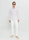 Altınyıldız Classics Slim Fit Düğmeli Yaka Bej Erkek Gömlek ACE020252168_BEJ