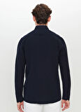 Altınyıldız Classics Slim Fit Düğmeli Yaka Lacivert Erkek Gömlek ACE020252171_LAC