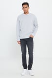 2'li Paket Pamuklu Standart Fit Normal Kesim Bisiklet Yaka Sweatshirt