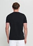 Altınyıldız Classics Bisiklet Yaka Baskılı Siyah Erkek T-Shirt ACE091252068_SYH