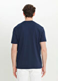 Altınyıldız Classics Bisiklet Yaka Düz Lacivert Erkek T-Shirt ACE091252398_LAC