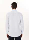 Altınyıldız Classics Slim Fit Düğmeli Yaka Mavi Erkek Gömlek ACE020252040_MAV