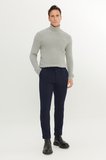 Slim Fit Beli Bağlamalı Yan Cep Esnek Casual Pantolon