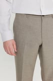 Yünlü Slim Fit Dar Kesim Yan Cepli Beli Gizli Lastikli Esnek Klasik Pantolon
