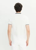 Altınyıldız Classics Düz Beyaz Erkek Polo T-Shirt ACE091252103_BYZ