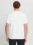Altınyıldız Classics Bisiklet Yaka Baskılı Ekru Erkek T-Shirt ACE091252408_EKR
